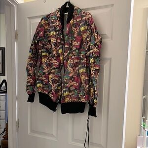 Vintage 90’s Disney Originals Ladies LG Tyvek windbreaker.